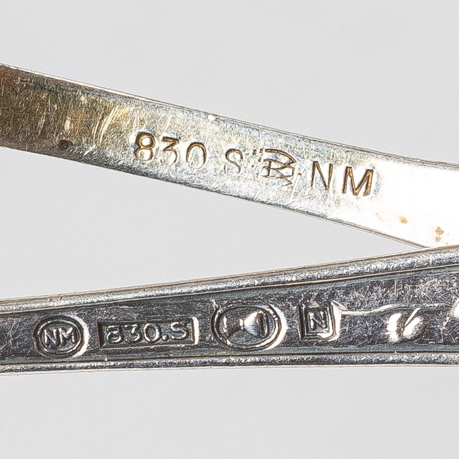 Bestick, 39 st, silver, Norge.