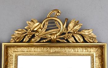 SPEGELLAMPETTER, 1 par, empirestil, 1800-talets mitt.