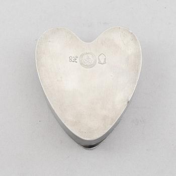 Estrid Ericson, a pewter box, model no A1022, Svenskt Tenn, Stockholm 1948.