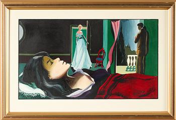 HANS ARNOLD, gouache, signerad.