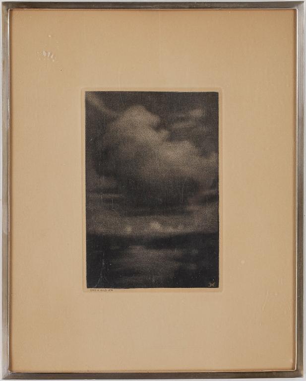 PRINS EUGEN, akvatint, signerad med monogram i trycket. Ord och Bild 1936.