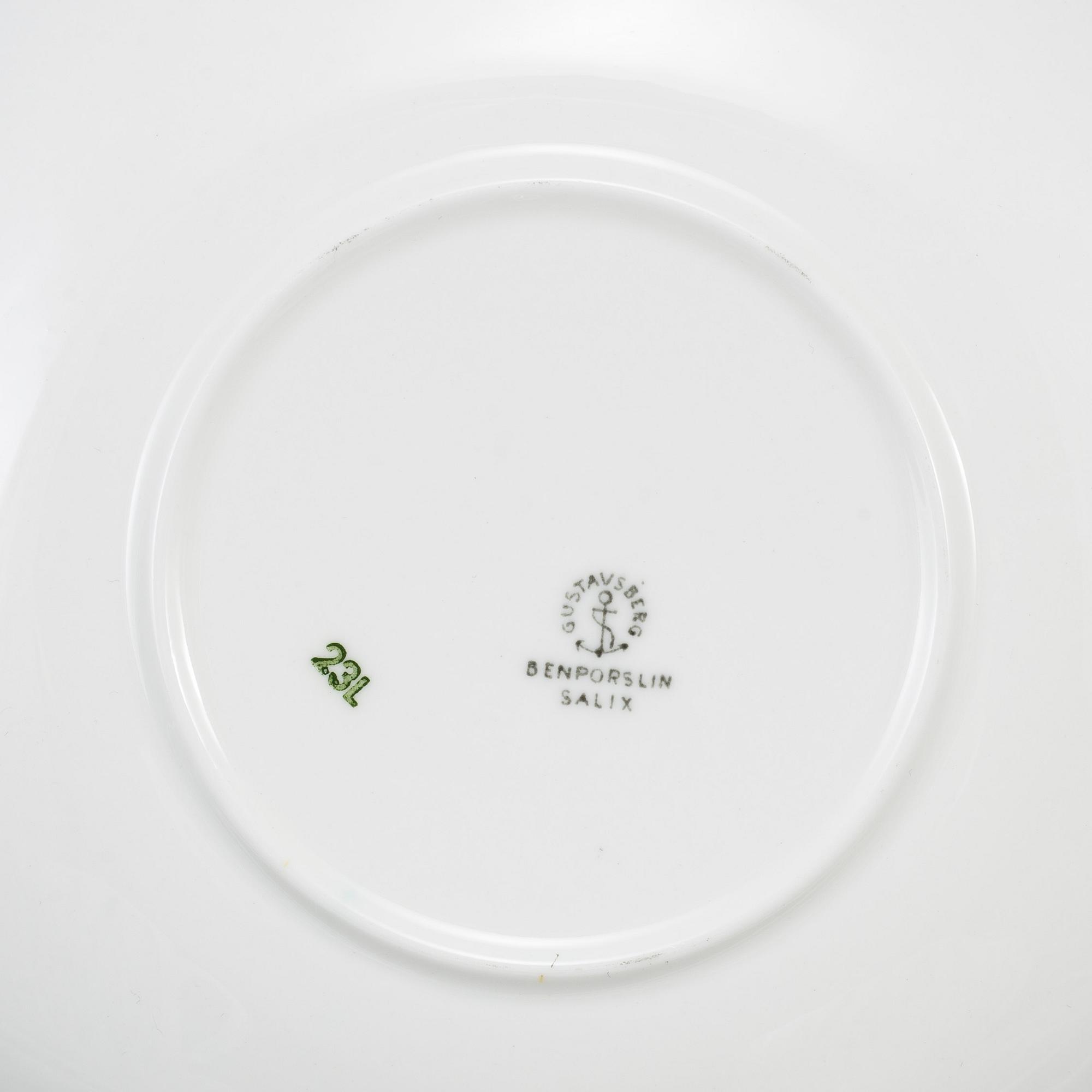 A 21 pcs 'Salix' coffee service by Stig Lindberg for Gustavsberg.
