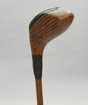 GOLFKLUBBOR, 3 st, 1900-talets första hälft.