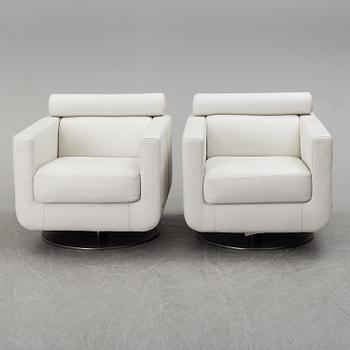 NATUZZI, fåtöljer, ett par, Italien, 2000-tal.