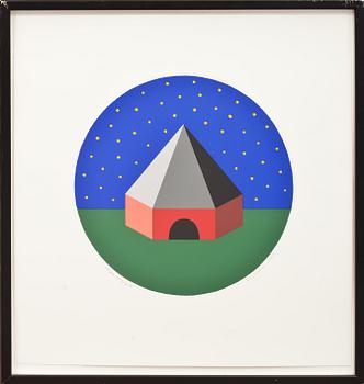 KARL-GUSTAF NILSSON, färgserigrafi, signerad och numrerad 243/250, daterad 2002.