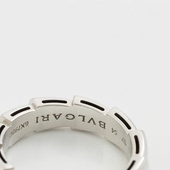 Bulgari, ring, "Serpenti viper band ring" 18K white gold.