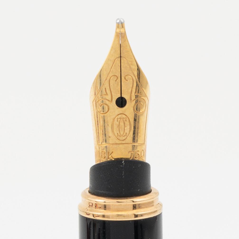 Cartier, reservoarpennor, 2st, "Stylo Plume" och "Stylo Bille Diabolo de Cartier".