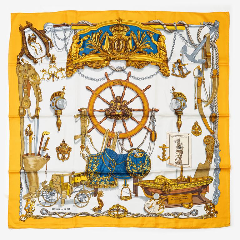 Hermès, scarf, "Musée".