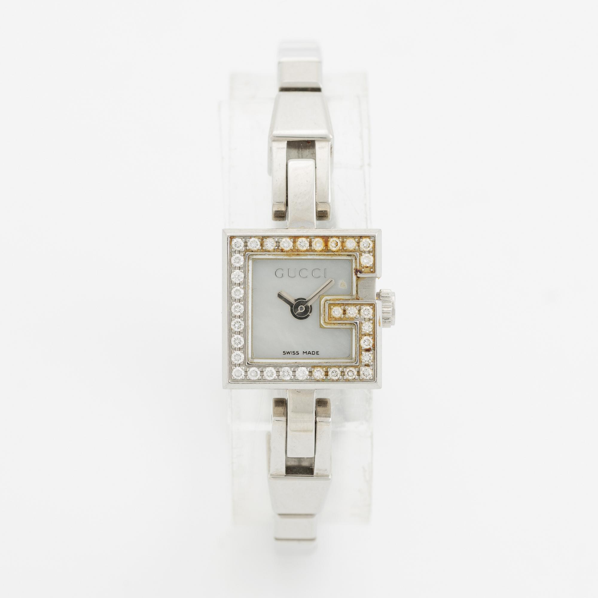 Gucci, wristwatch, 14 x 14 mm.