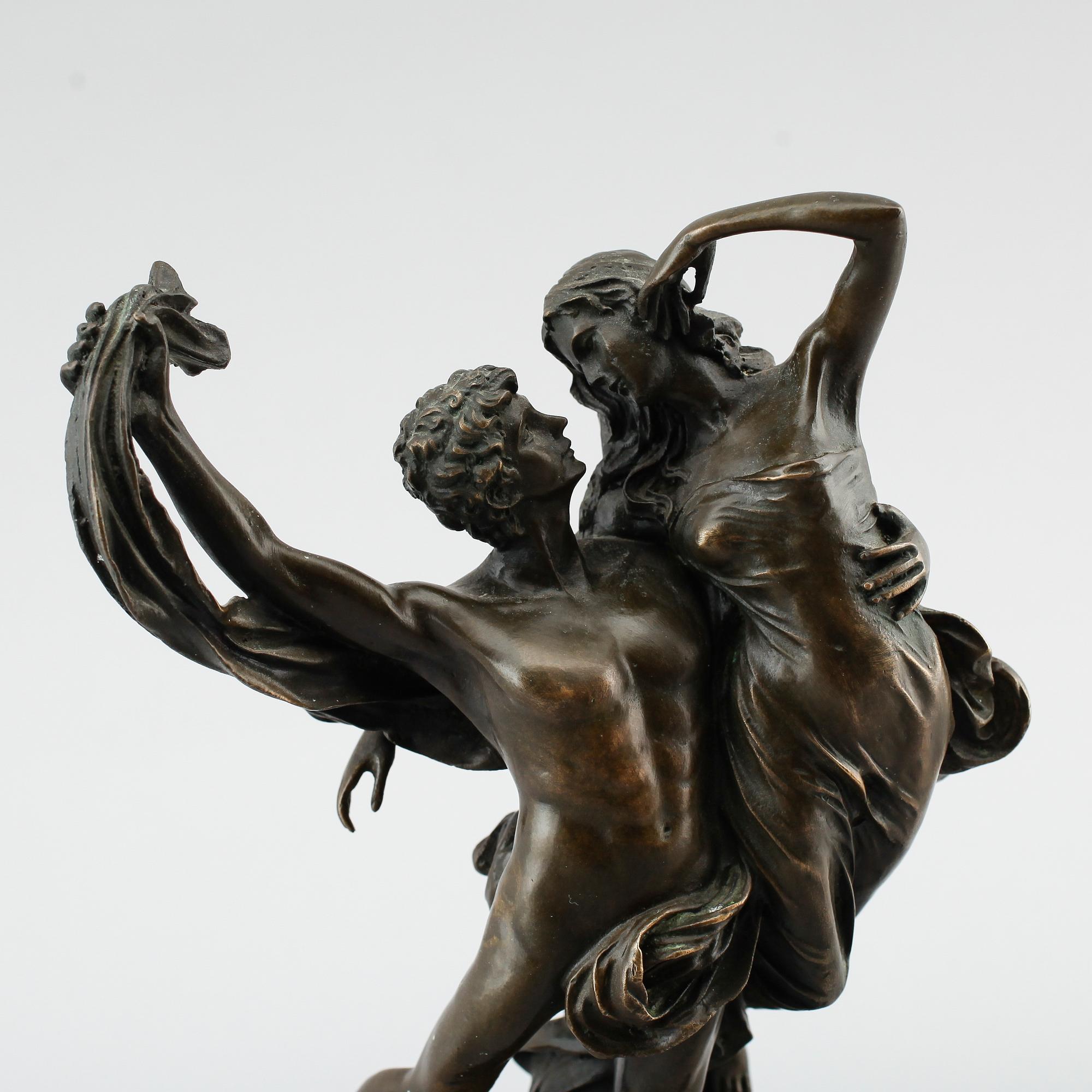 SKULPTUR, brons, 1900-talets andra hälft.