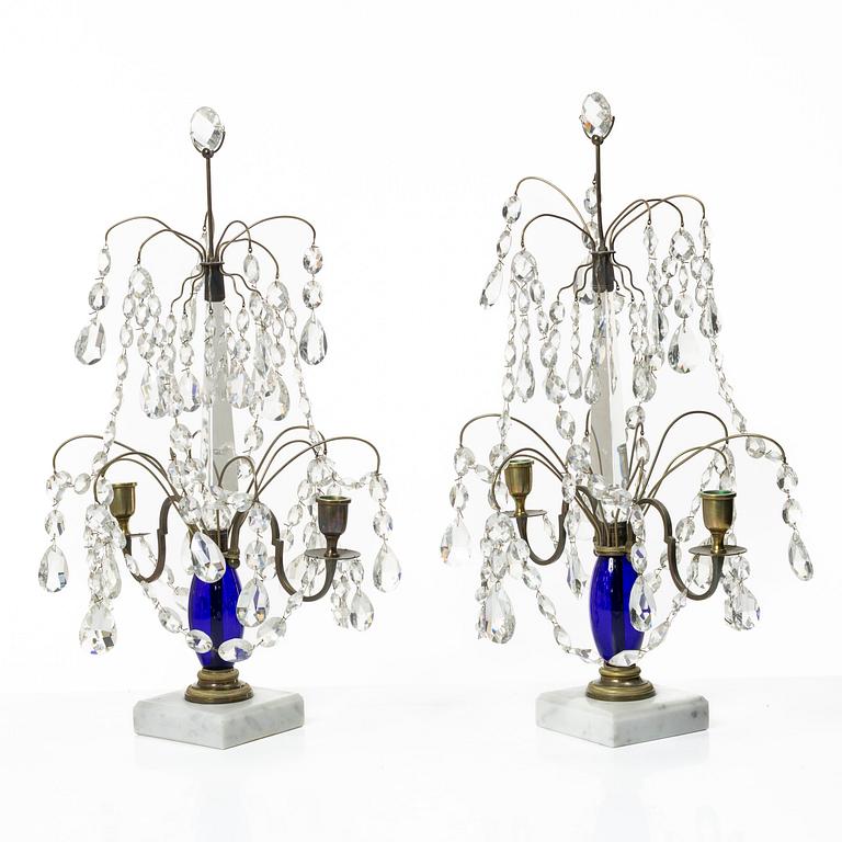 Table lamps a pair, first half of the 20th century.