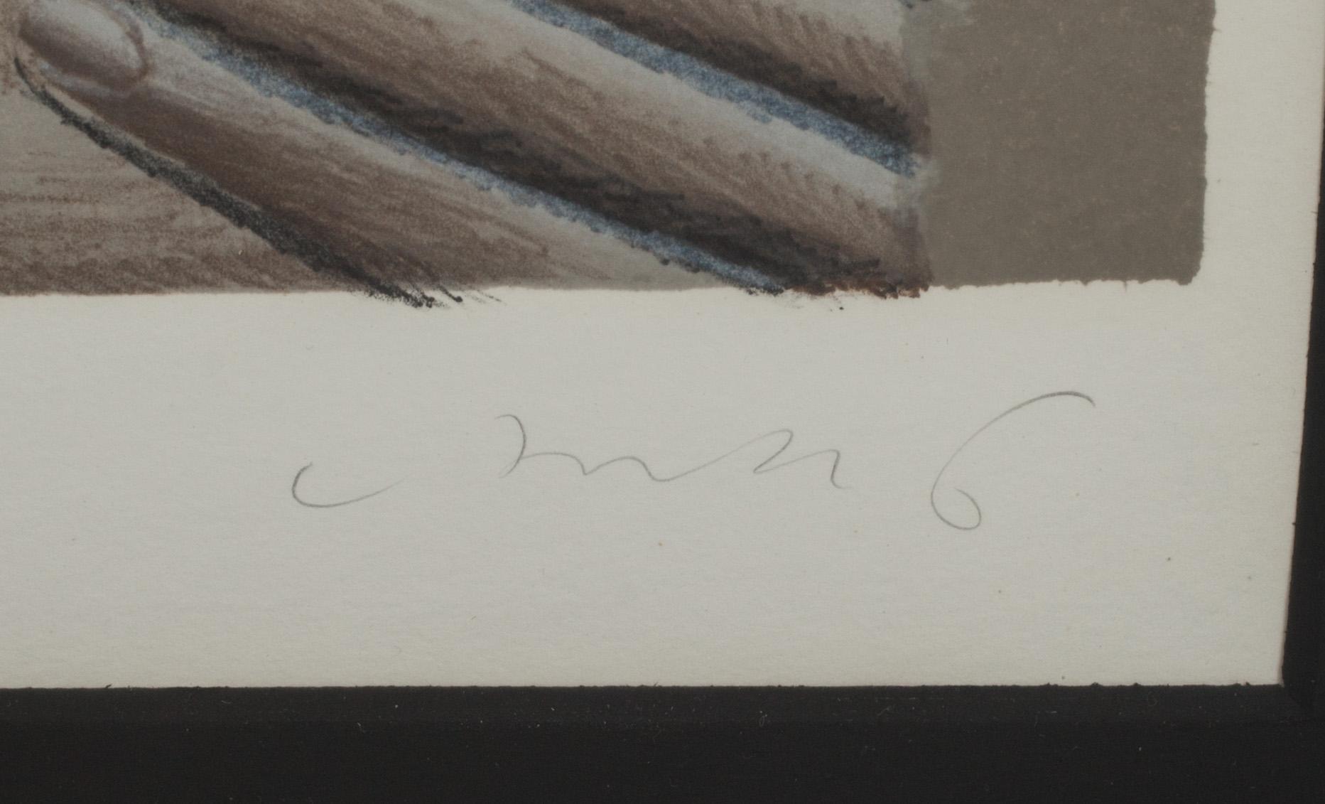 HORST ANTES, litografi, signerad och numrerad 107/200.