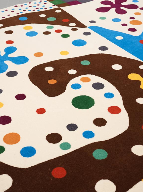 Josef Frank, Matta "Matta nr II", handtuftad, ca 397 x 278-279 cm (samt kortsidorna med ca 1 cm foder).
