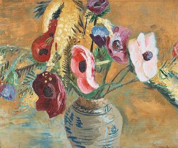 ISAAC GRÜNEWALD, oila on canvas, signed.