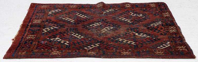 A 'Lebab' Turkmen bag face,  c. 113 x 83 cm, middle Amu Darya, Turkmenistan, early to mid 19th century.