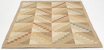 Brita Grahn, a carpet, "Pärlbandet", flat weave, ca 235 x 164 cm, signed HV Brita Grahn.