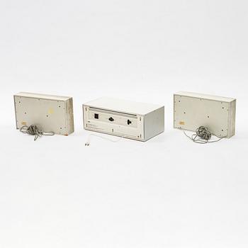 Dieter Rams, stereo receiver, model 'RCS 9-S' and speakers model 'L450/2', Braun, Germany, designed in 1961.