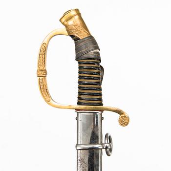 An Imperial Russian model 1841-65 officer's sabre.