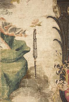 A European 18th century procession banner, ca 203 x 137 cm.