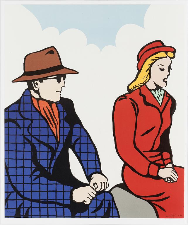 JAN HÅFSTRÖM, färglitografi. Signerad och numrerad 769/2000.