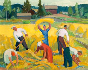 134. Onni Oja, "HARVESTING".