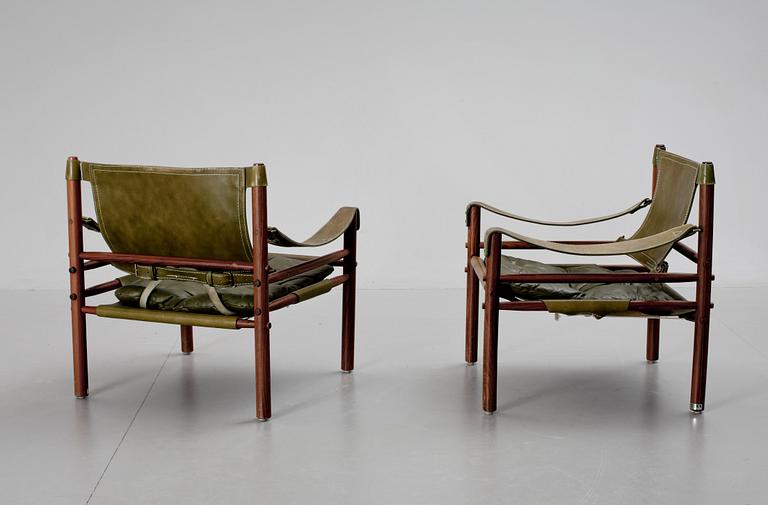 FÅTÖLJER, ett par, "Sirocco", Arne Norell. Modellen formgiven 1964.