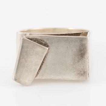 Birger Haglund, ring, sterling silver.