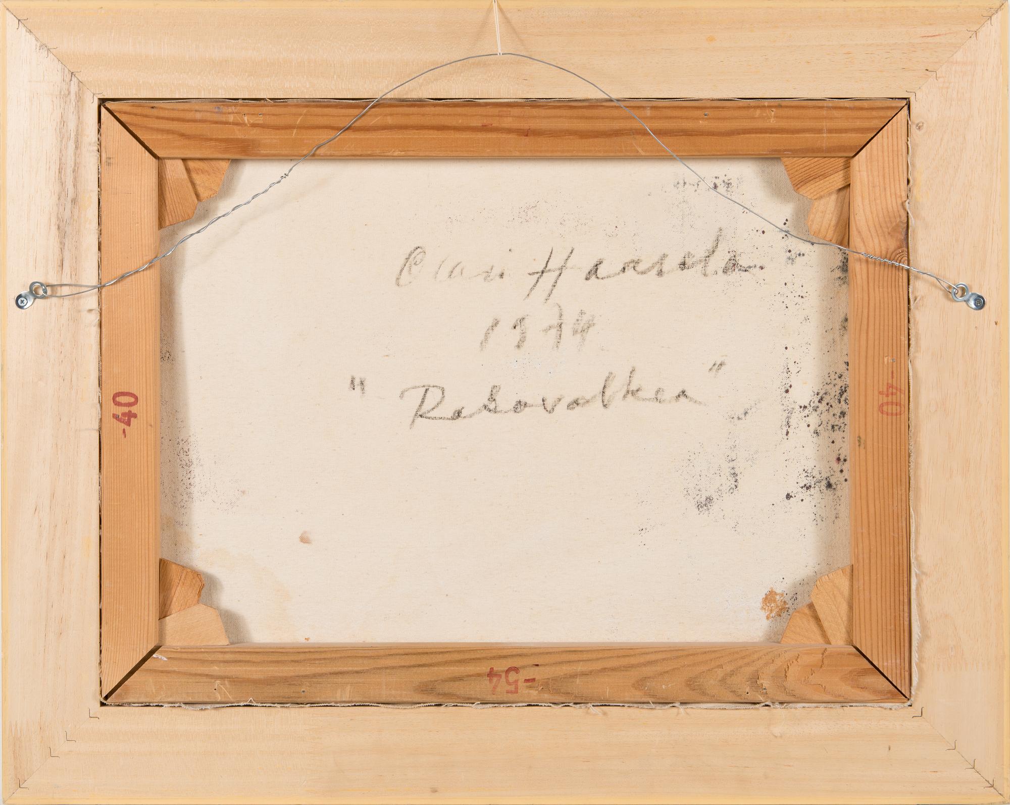 Olavi Haarala, oil on canvas, signed and dated-74.