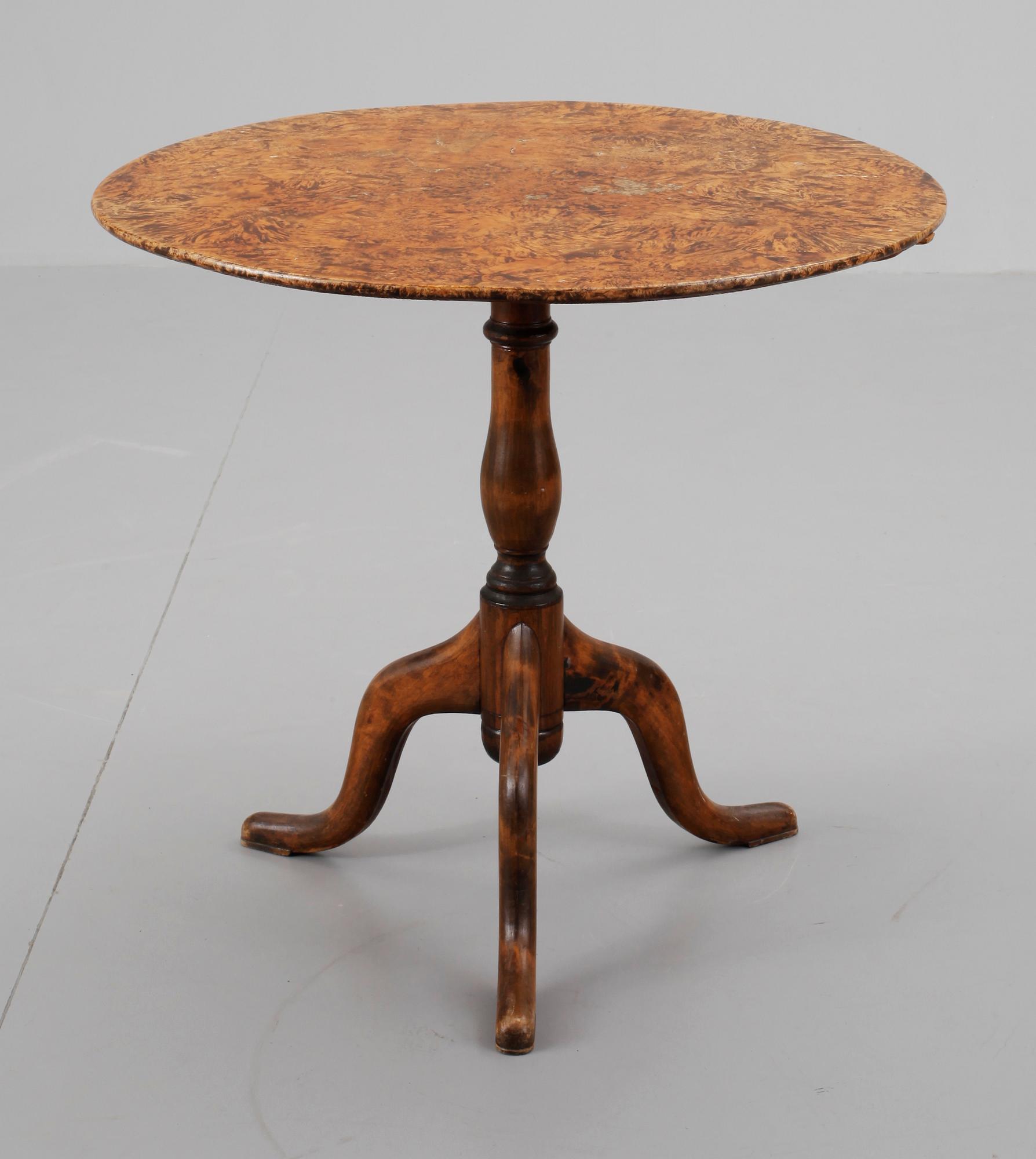 FÄLLBORD, Jacob Sjölin, sign o numr 453. Omkring år 1800.