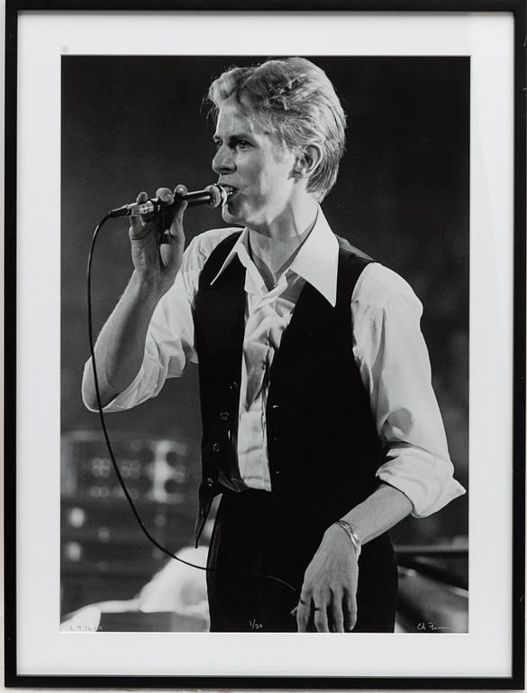 Edward Finnell, "David Bowie", 1976.