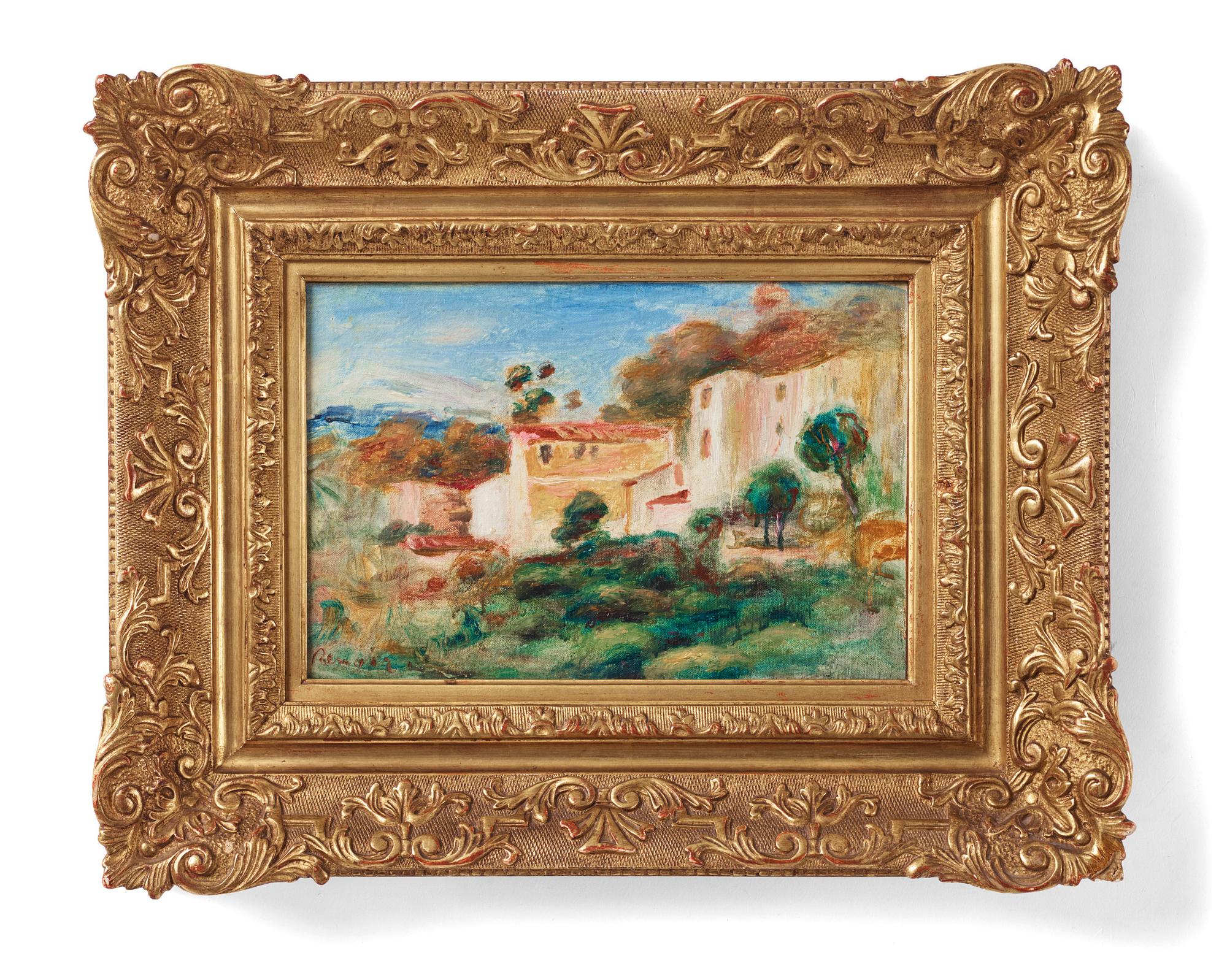 Pierre-Auguste Renoir, "La maison de la poste à Cagnes".
