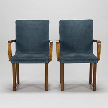 Nojatuoleja, 8 kpl, 1930-luku.