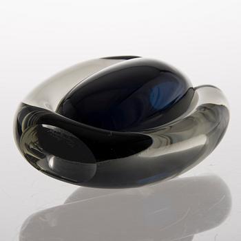 A Glass Vase, signed J. Niemi Nuutajärvi Notsjö -64.