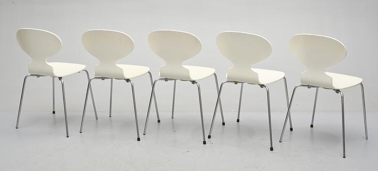 STOLAR, 5 st, "Myran", Arne Jacobsen, Fritz Hansen, 1978 och 1983.