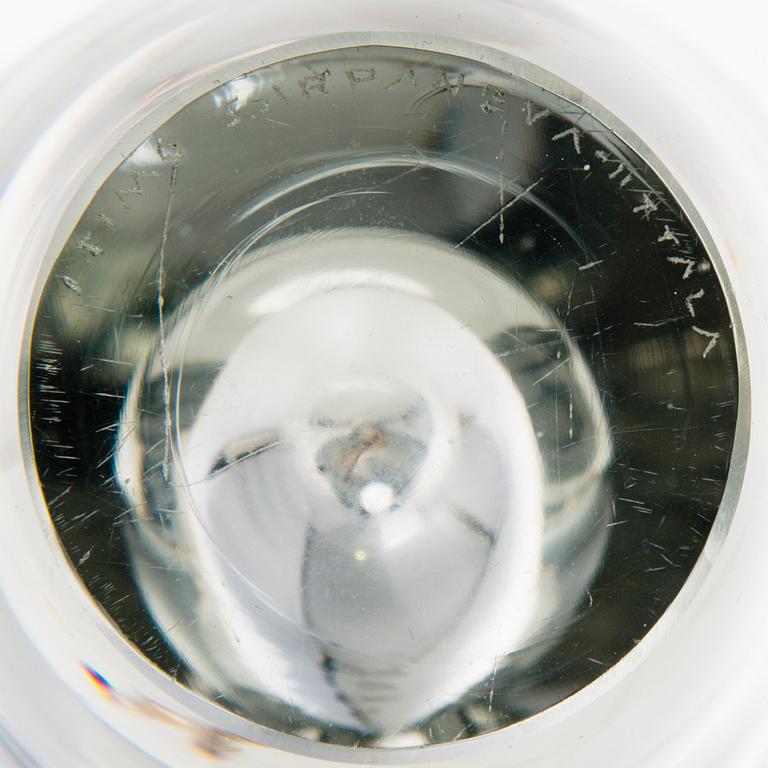 TIMO SARPANEVA, LASIVEISTOS, "Orkidea", signeerattu Timo Sarpaneva Iittala.