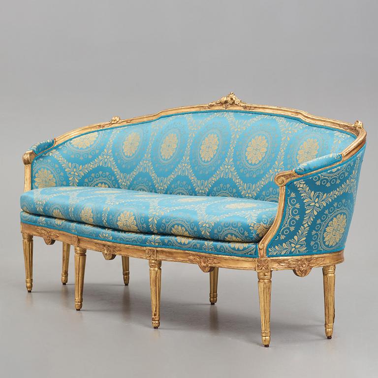 Gustaviansk, A Gustavian late 18th century sofa.