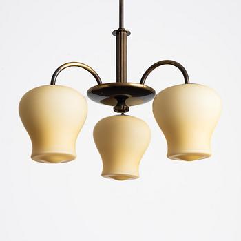 Ceiling lamp, model no. 780 Bröderna Malmström's Metal Goods Factory, 1940s.