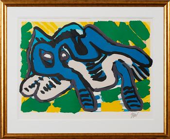 KAREL APPEL, färglitografi, signerad och numrerad EC.