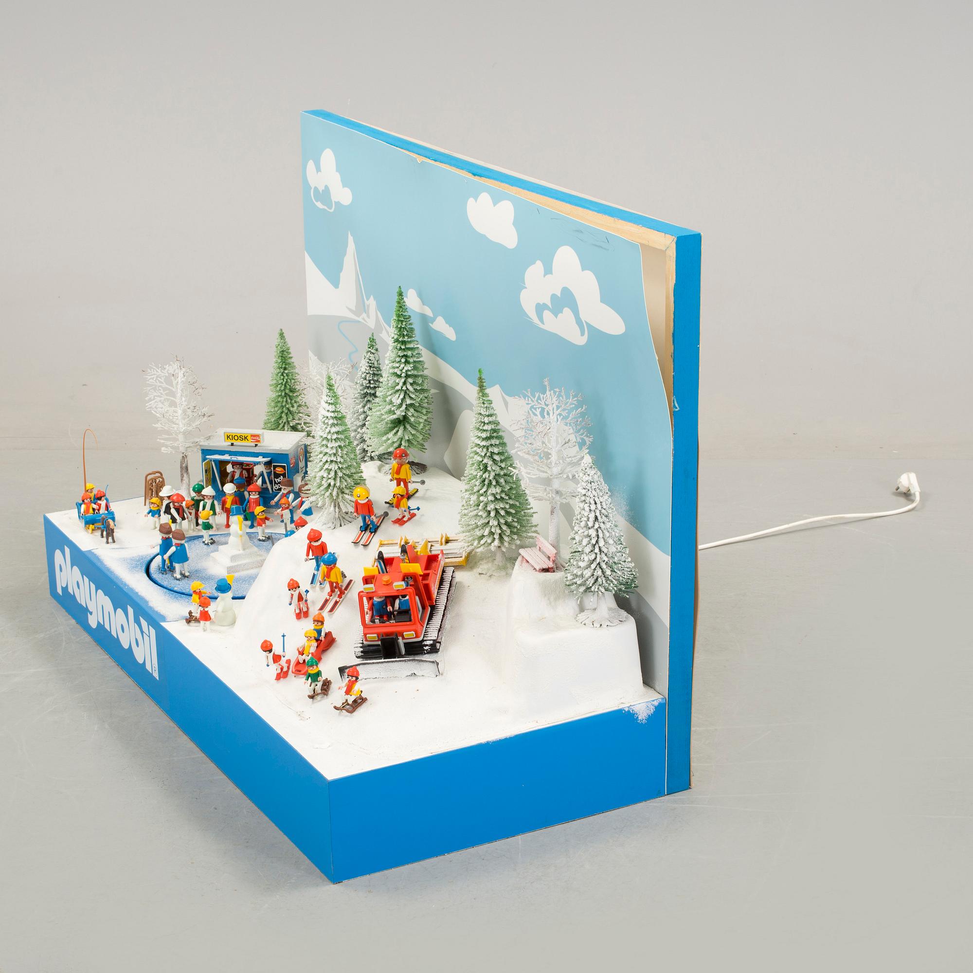 A Playmobil store display Germany 1980s.