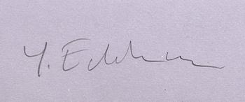 Yrjö Edelmann, färglitografi, signerad och numrerad EA II/XXV.