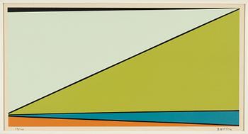 Olle Bærtling, silkscreen in colours, signed 52/100.