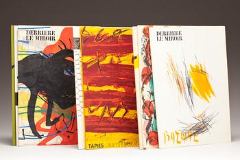 TIDSKRIFTER, "Derriere le miroir", 9 st, årgång 1972 och 1973.