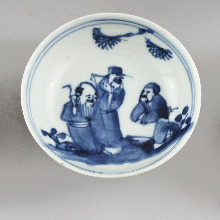 PARTI PORSLIN, 6 delar, Kina, 1900-tal.