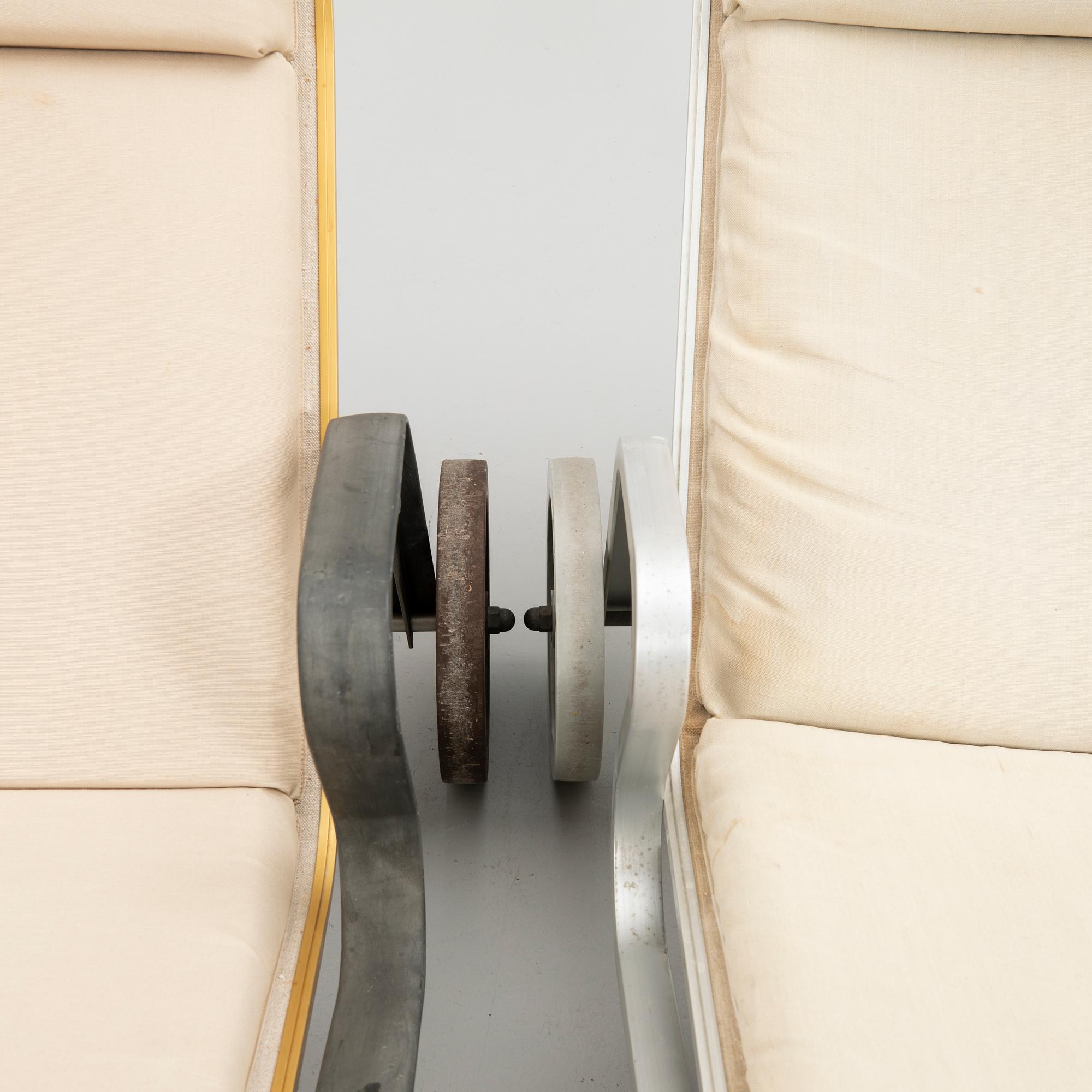 Eric Sigfrid Persson, armrest, 1 pair, for Sitting furniture Hörby.