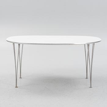 Bruno Mathsson & Piet Hein, a 'Superellips' dining table, Fritz, Hansen, Denmark, 1987.