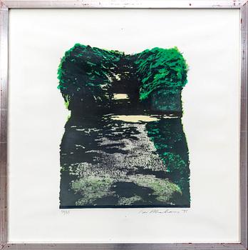 Ivor Abrahams, a set of four serigraphs in colour signd dated and numbered 75 36/55.