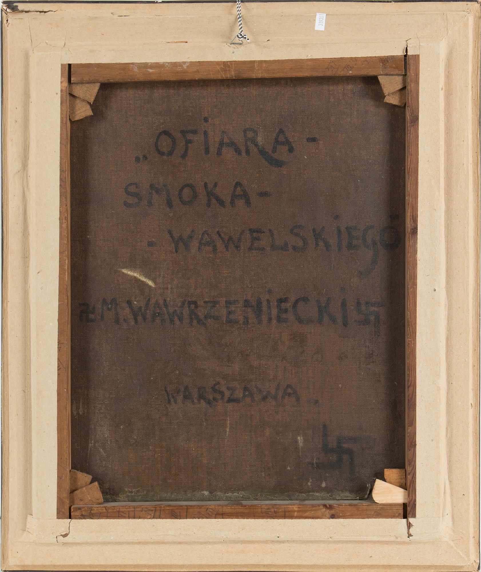 MARIAN WAWRZENIECKI, oil on canvas, signed.