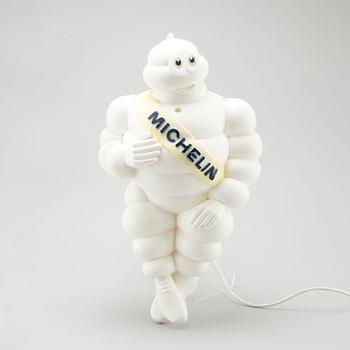 A plastic Michelin Man Lamp from 1966.