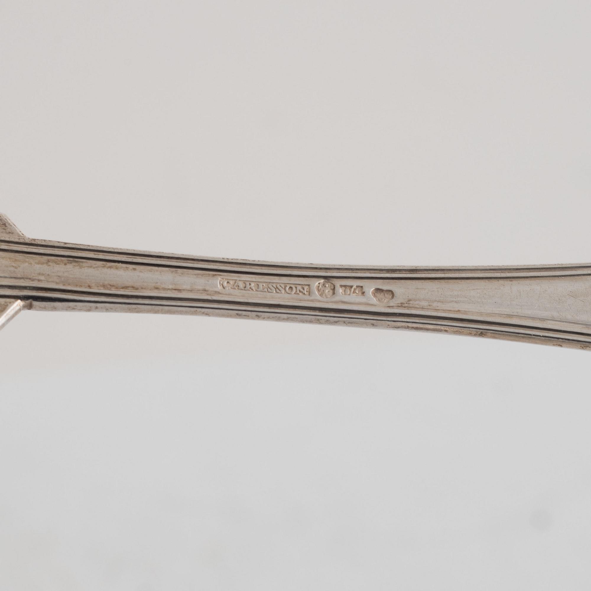 Bestick, 23 delar, silver, olika modeller, bl a "Gammal Fransk".