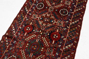 An antique Sauj Bulag runner, Eastern Kurdistan, c. 360 x 155.